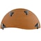 Flash Furniture Half Round 30 W, 60 L, 25 H, Chrome, Laminate, Particleboard, Steel, Grey XU-A60-HCIRC-GY-T-P-CAS-GG - alternate 6